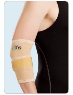 Επιαγκωνίδα Ελαστική με Μαξιλαράκι Σιλικόνης και Δέστρα elife