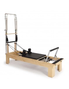 Pilates wood reformer with tower